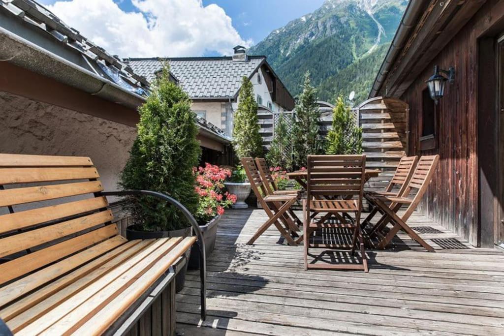 90M2 Hypercentre, Terrace, Next To Ski Lift Chamonix ภายนอก รูปภาพ